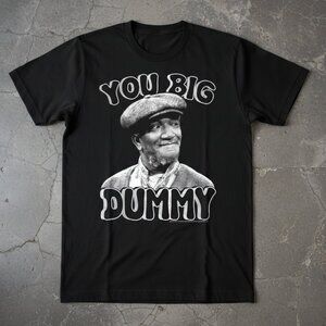 You Big Dummy Retro Classic TV Comedy Quote Graphic Tee Black